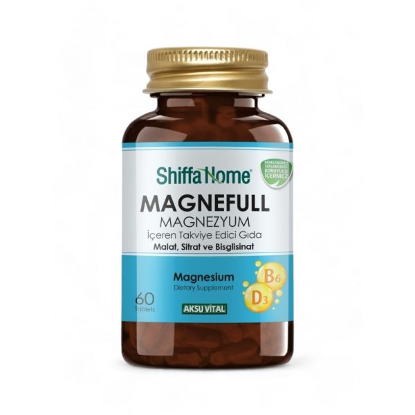 Shiffa Home Magnefull – Triple Magnesium Blend with Vitamin B6 & D3