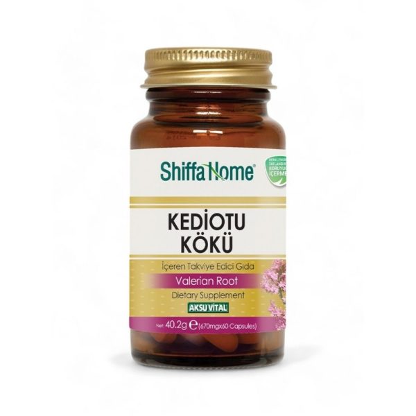 Shiffa Home Valerian Root Capsules – Natural Relaxation & Sleep Aid