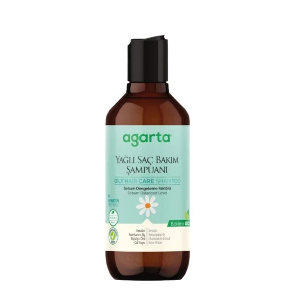 Agarta Shampoo for Oily Hair 400ml - Sebum Control & Deep Cleanse