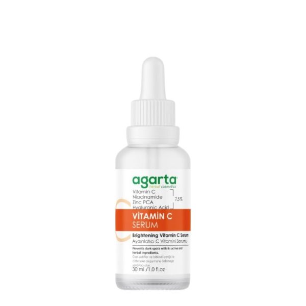 Agarta Vitamin C Serum Brightening & Dark Spot Corrector (3.5% Vitamin C, Niacinamide, Zinc PCA)