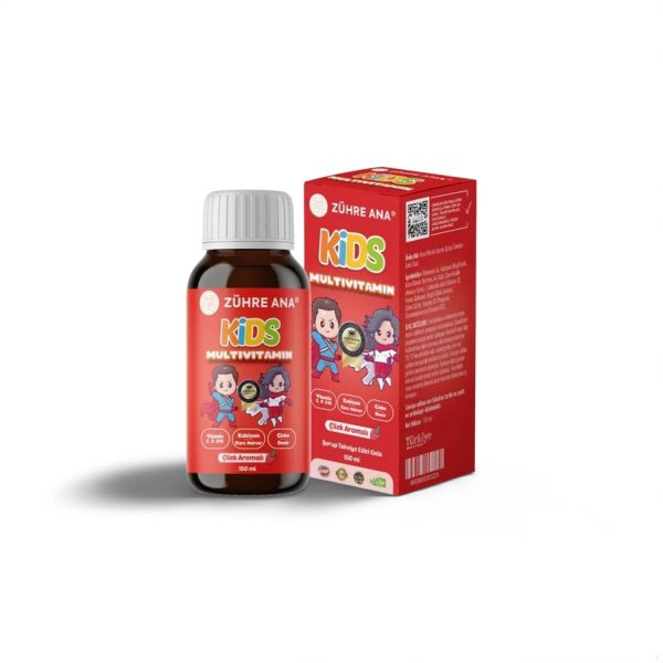 Zühre Ana Kids Multivitamin Strawberry Syrup – 150ml