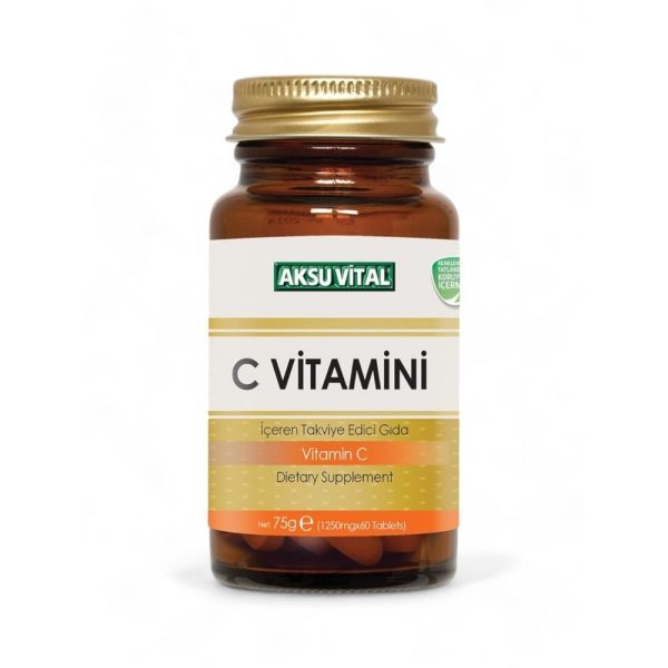 Shiffa Home Vitamin C Tablets – 500mg Vitamin C, 12.5mg Zinc, & D3 (60 Tablets)