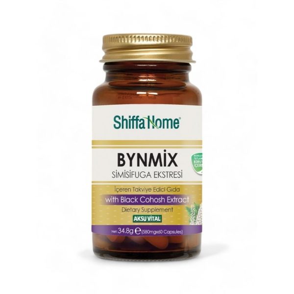 Shiffa Home Bynmix Capsules – Herbal Formula with Yarrow, Dong Quai & Vitamin B6 (60 Capsules)