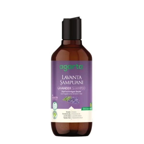 Agarta Natural Lavender Shampoo 400ml - For Weak & Brittle Hair