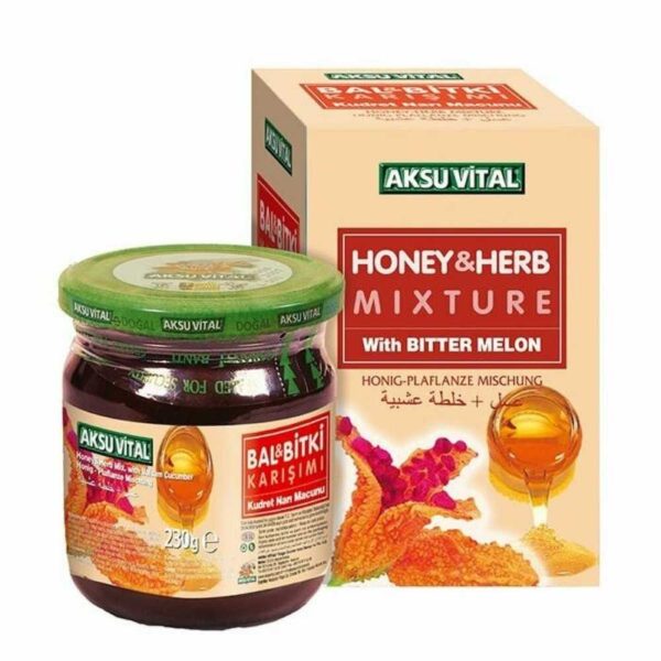 Aksuvital Honey & Herbal Blend Bitter Melon Paste 230 g  7.87 fl oz