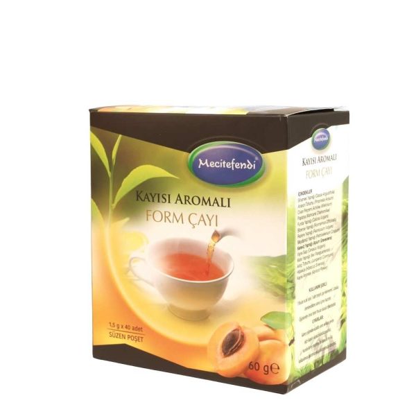 Mecitefendi Apricot Flavored Form Tea - 40 Herbal Tea Bags