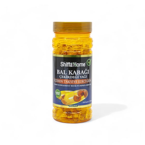 Aksu Vital Pumpkin Seed Oil Softgels – 1000mg – Cold-Pressed, Rich in Omega-6 & Vitamin E