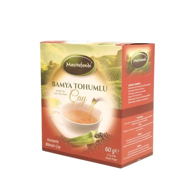Mecitefendi Okra Seed Herbal Tea - 40 Tea Bags