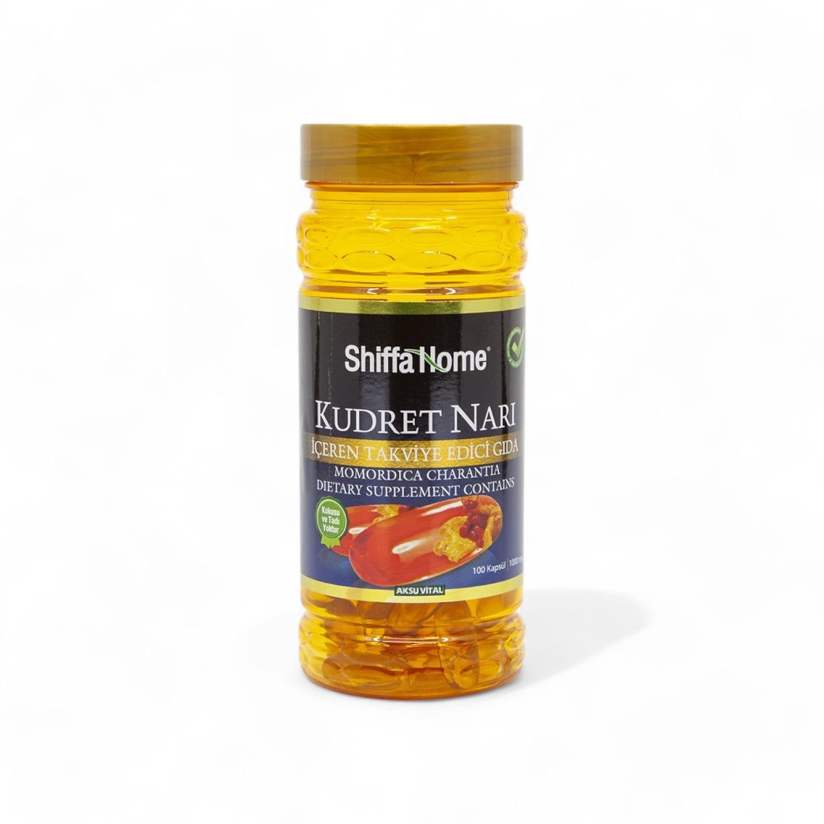 Shiffa Home Olive Oil Bitter Melon Softgels 1000mg x 100 - Görsel 1
